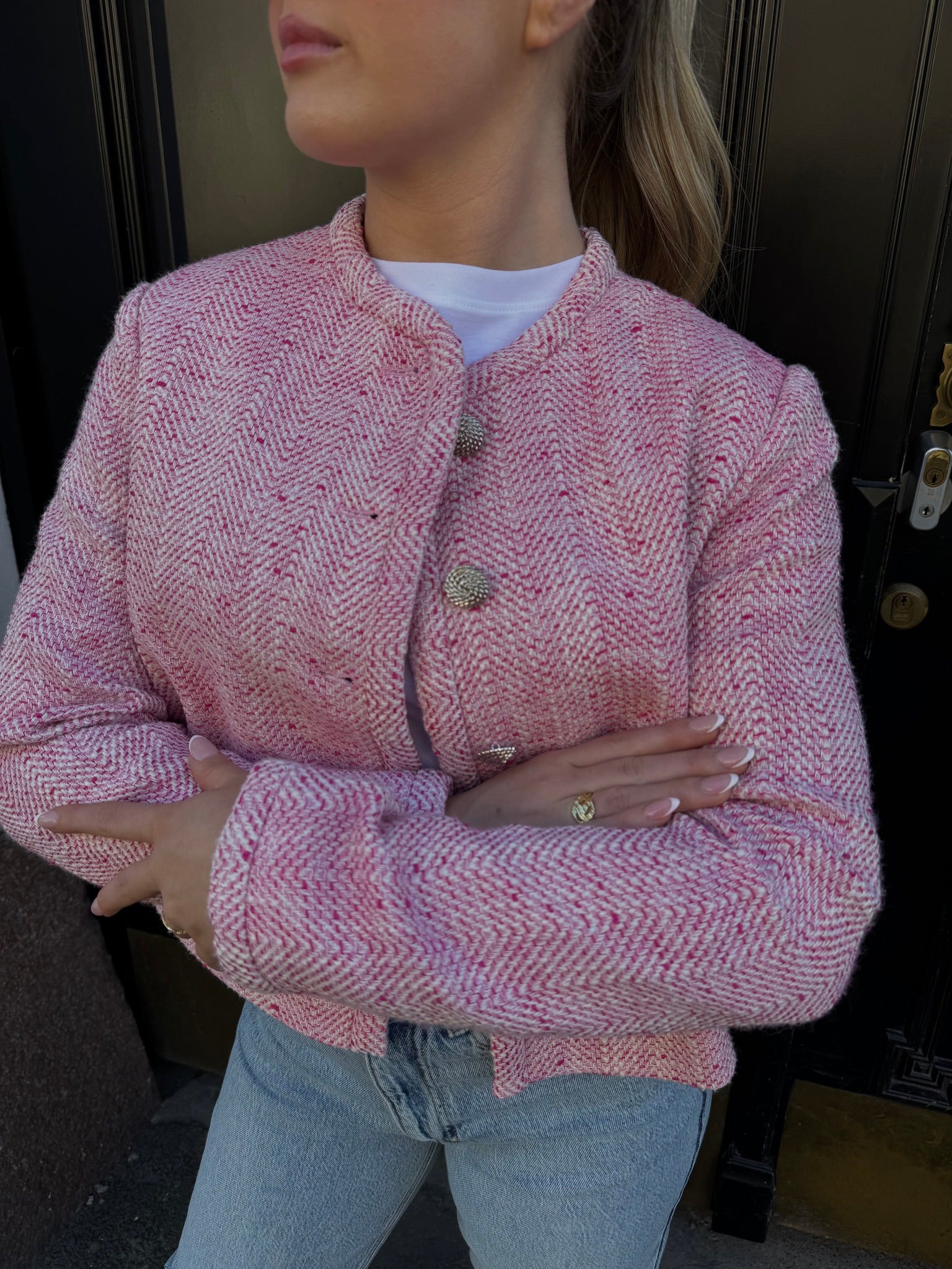 YASNORALI Jacket - Sachet Pink